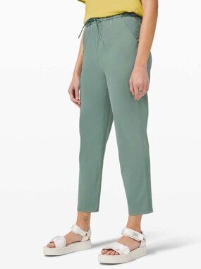 lululemon athletica Women's Keep Moving Pant 7/8 High-Rise Sage green Size 6
